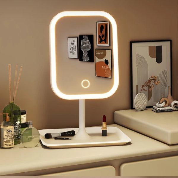 Modern Desktop LED Vanity Mirror