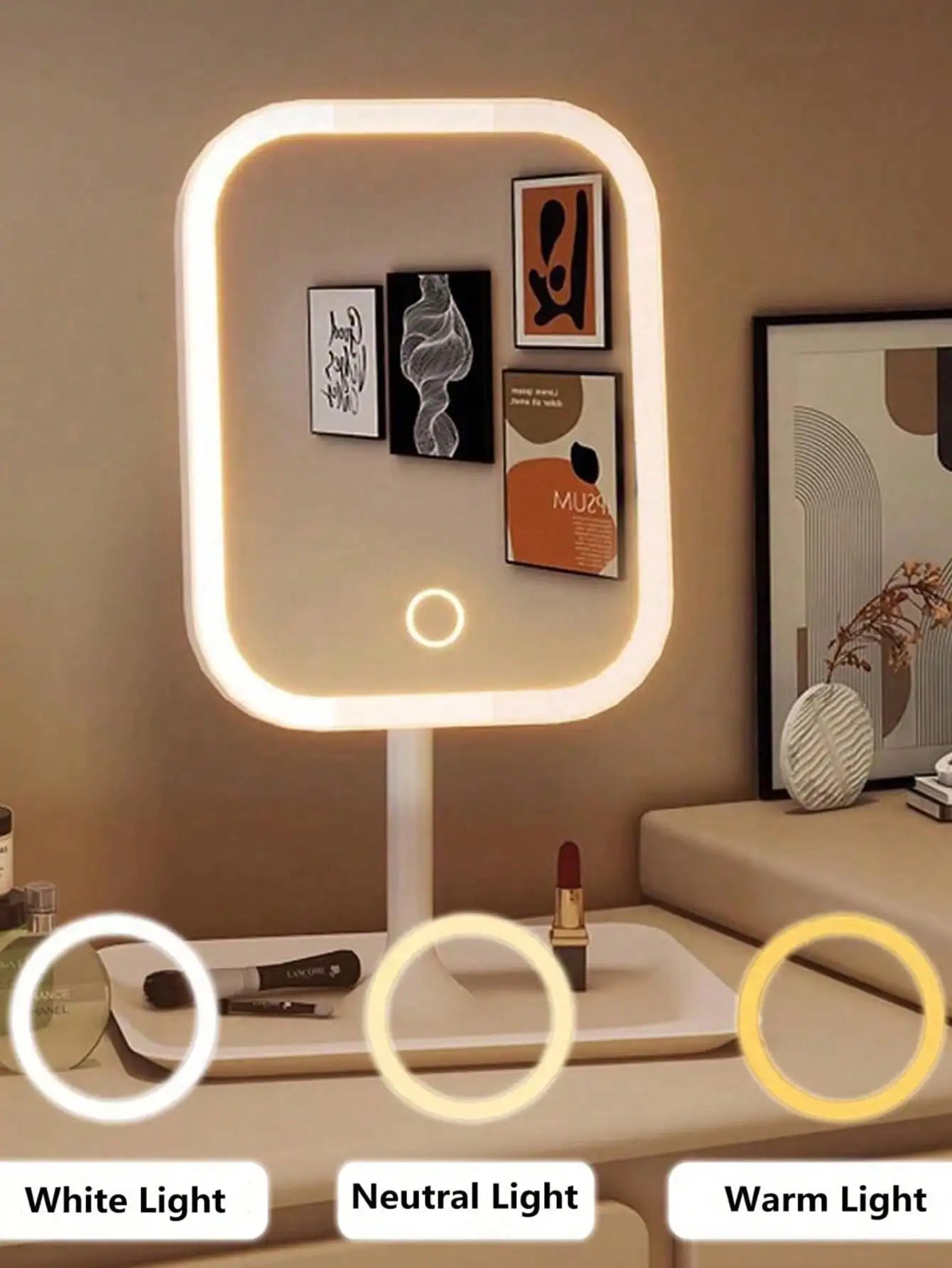 ProGlow LED Touch Grooming Mirror