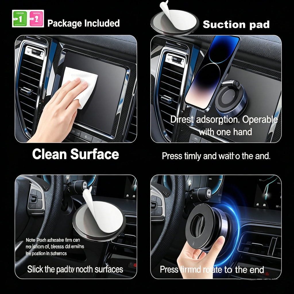 GripGo Magnetic Car Phone Mount