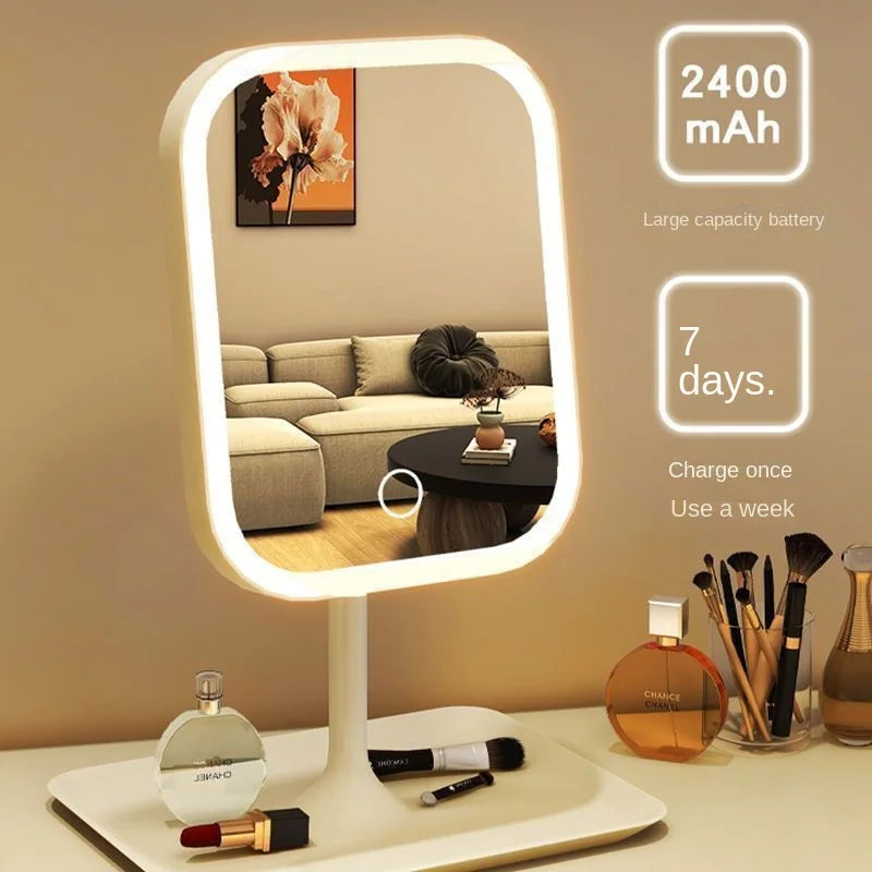 Modern Desktop LED Vanity Mirror
