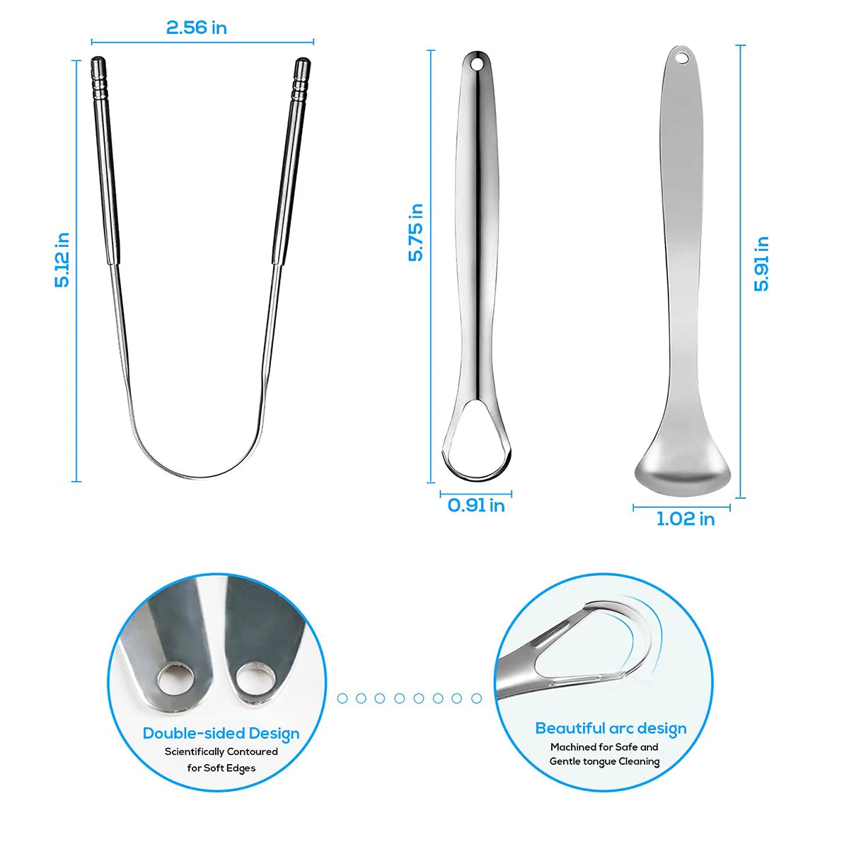FreshGuard Pro Stainless Tongue Cleaner