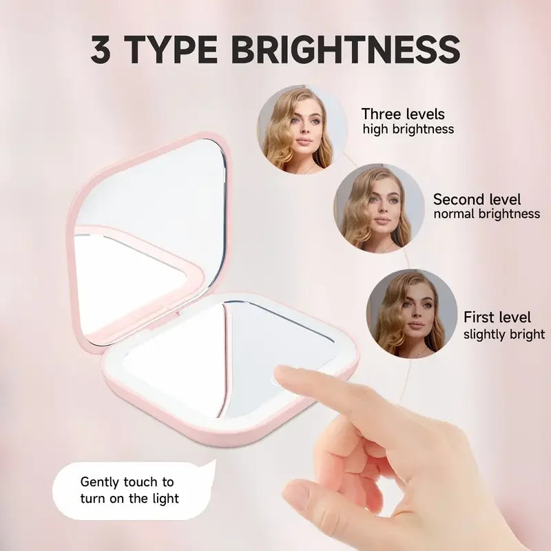 Pocket Lighted Travel Mirror