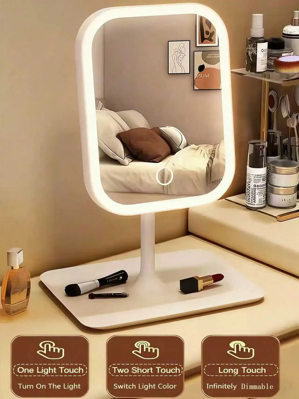 ProGlow LED Touch Grooming Mirror