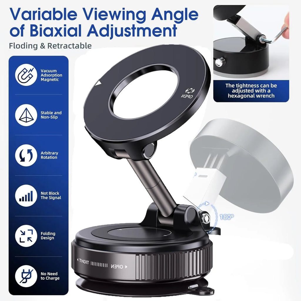 GripGo Magnetic Car Phone Mount