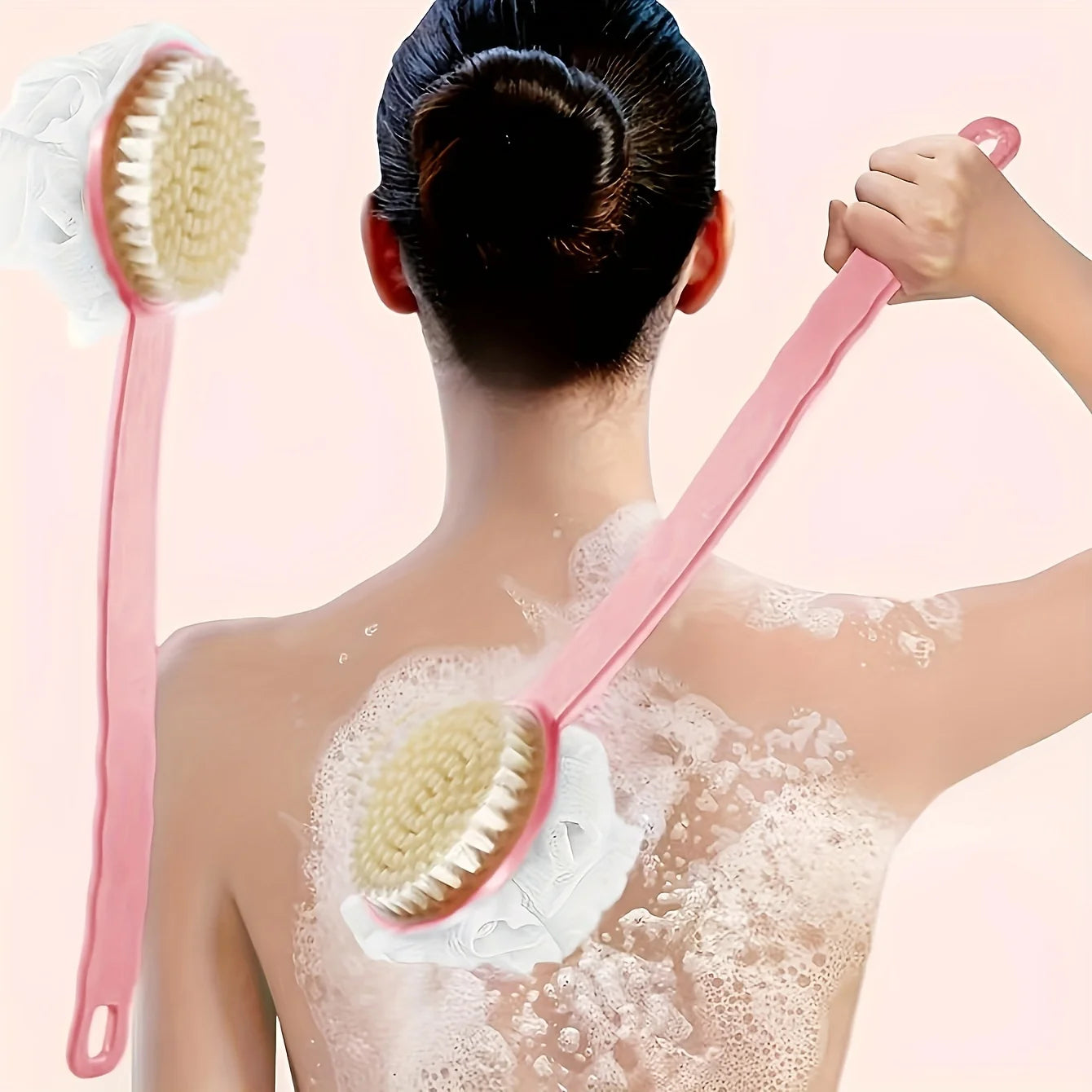DeepClean Long Handle Body Scrubber