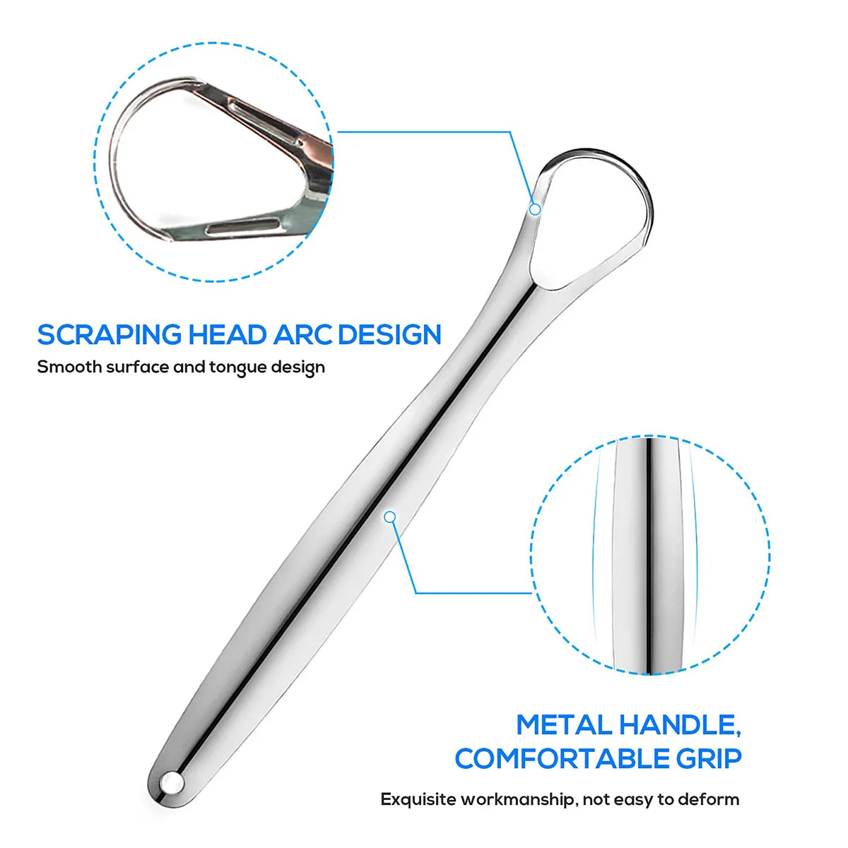FreshGuard Pro Stainless Tongue Cleaner